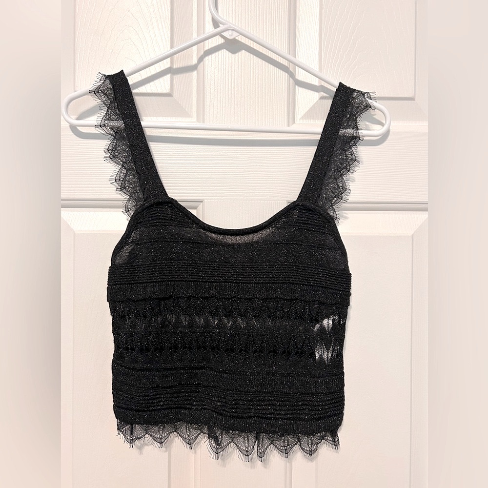 Zara Lace Trim Top